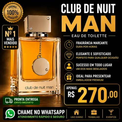 PERFUME ÁRABE CLUB DE NUIT MAN