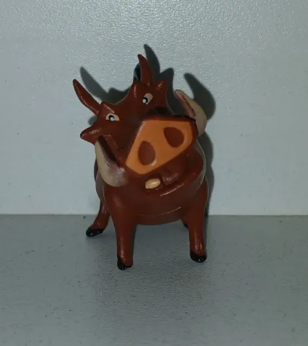 BONECO MINIATURA ORIGINAL DISNEY O REI LEÃO PUMBA