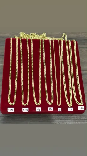 Corrente de ouro 18k Novas | Certificado de garantia