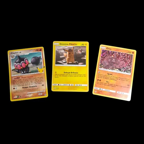 Detetive Pikachu, Onix Mc Donalds & Claydol 25 Anos