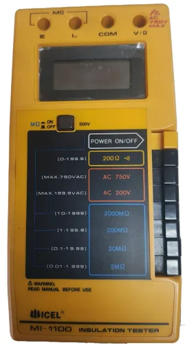 Megômetro Testador Isolação Digital Profissional Icel