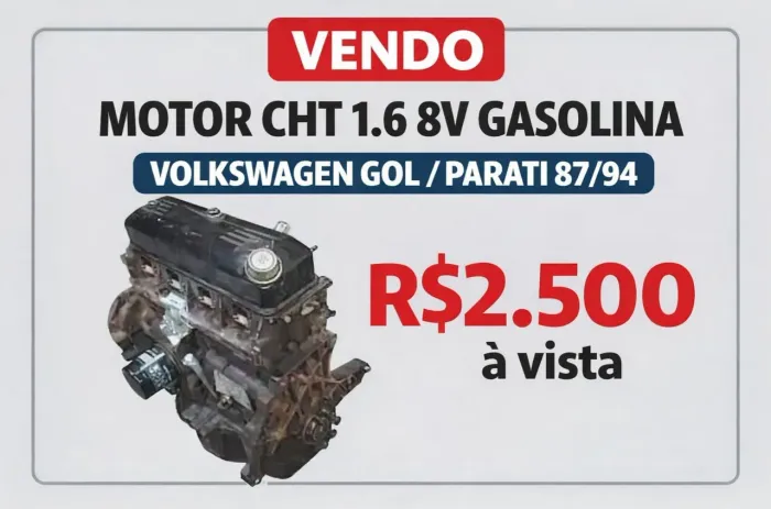 Motor cht 1.6 gasolina 