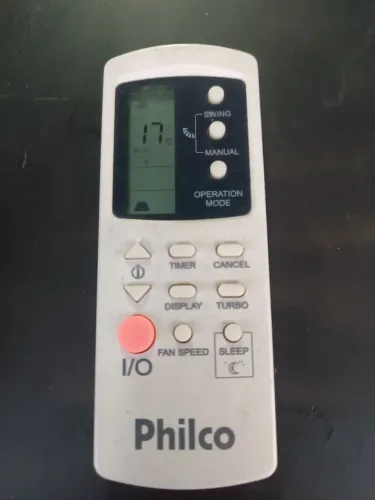 Controle remoto para ar condicionado Philco 
