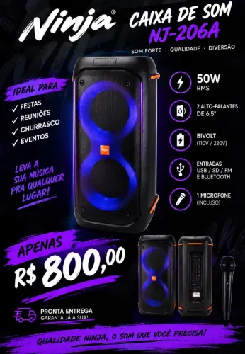 Caixa de SOM NOVA