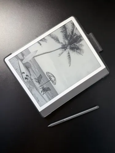 Kindle Scribe com caneta e capa - seminovo, impecável