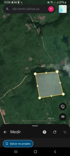 Vende-se Terreno 500x500 com 25 hectares .