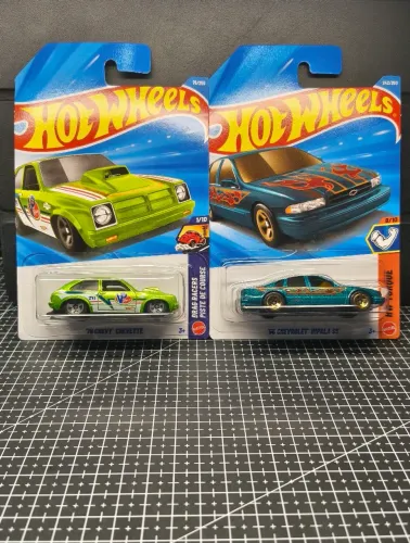 Lote 2 Hot Wheels Chevrolet Chevette e Impala SS 2026 - Lacrados
