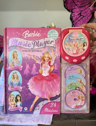 Livro Music Player Barbie português