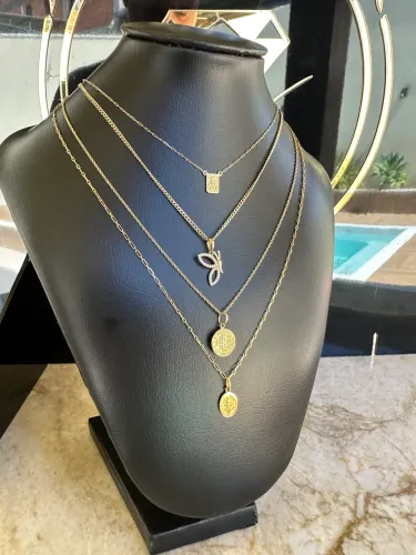 Cordões femininos de ouro 18k