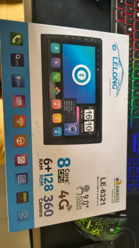 COM DEFEITO - Multimídia Lelong 6321 9" 6/128Gb