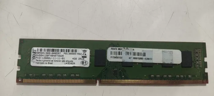 Memória ram DDR 3 4GB pc3 12800u-11-11-B1
