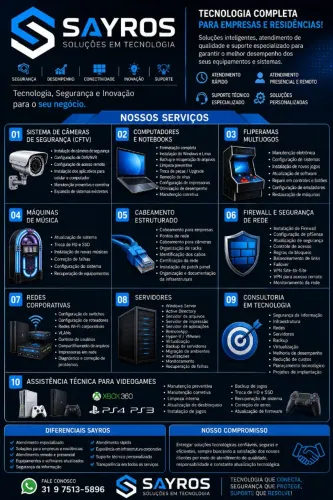 Manutenção, instalação e configuração de computadores e redes de computadores