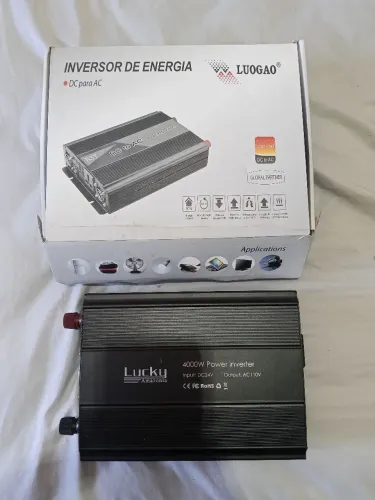 Inversor lucky de onda modificada, de 4000w  input DC 24v output AC 110v 