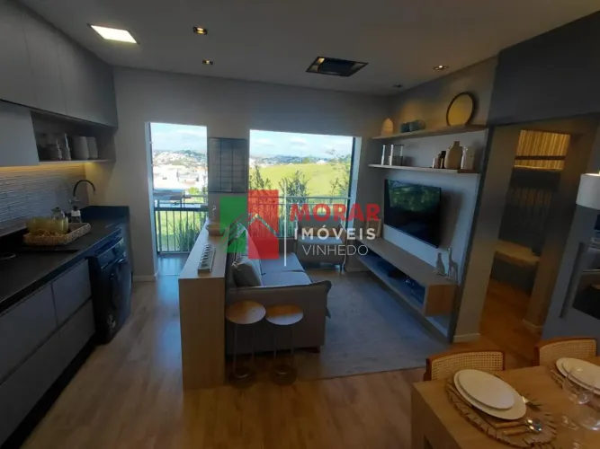 Apartamento à venda no Residencial Buritis em Itatiba com varanda e lazer completo