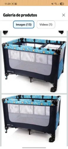 Berço portátil Cosco kids happy com mosquiteiro e trocador 