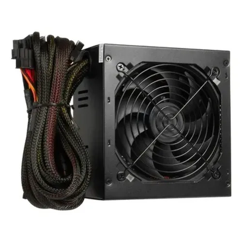 Fonte ATX 500W, 08 Pinos, chave automática (115-220V), PFC ativo, 80 Plus.