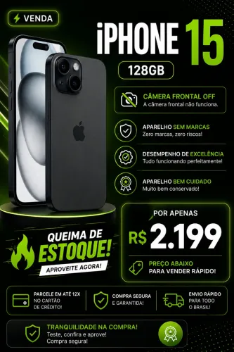 IPHONE 15 PROMOÇÃO!! 