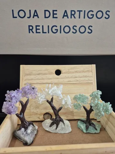 Árvores:Cristal, seletiva e quatro verde