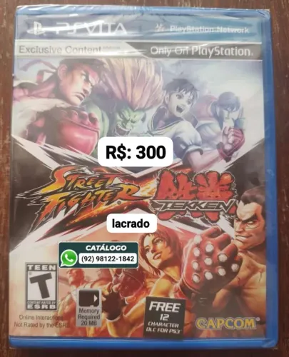 Street Fighter x Tekken LACRADO = R$: 300