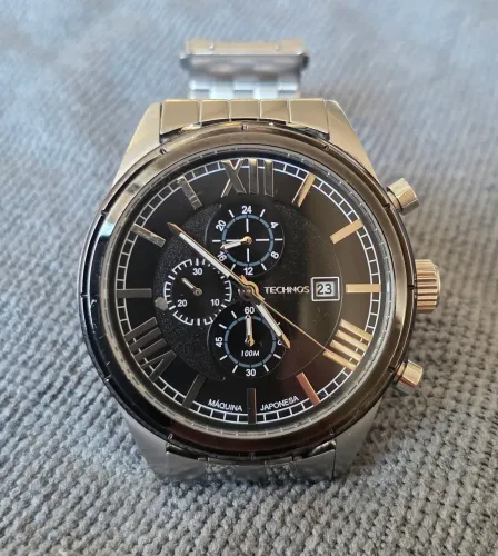 Relogio Technos aço inox