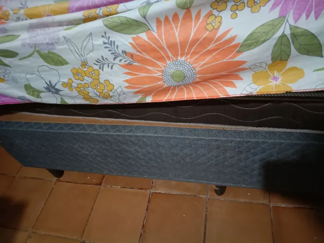 Base de cama box solteiro
