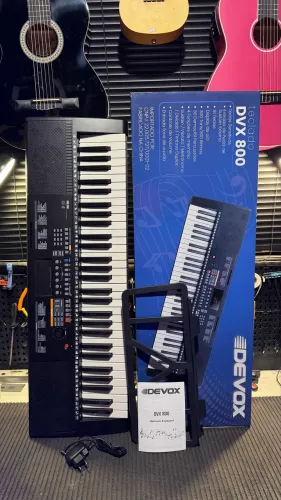 Teclado DEVOX DVX800 5 oitavas pra iniciante estudante 