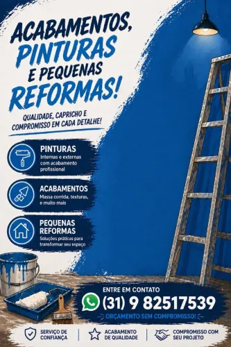 Está precisar deixar sua casa de cara nova? Venha fazer seu orçamento conosco!!