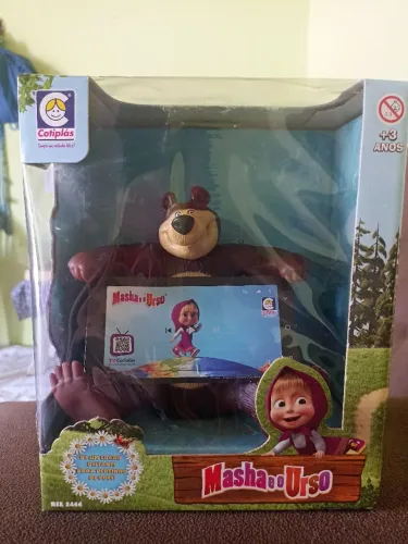 Suporte para celular, Urso da Masha e o Urso ? Boneco Infantil