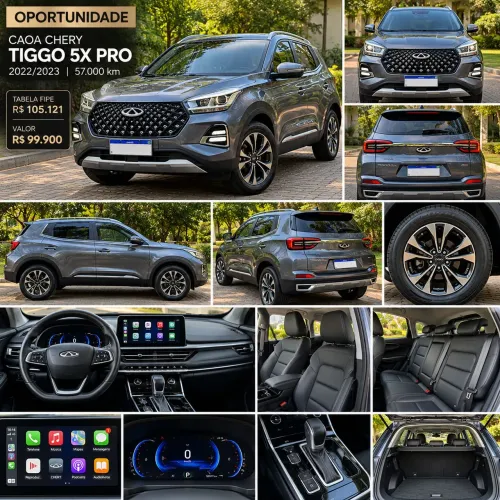 Chery Tiggo 5X Pro 1.5 Turbo Flex Aut. 2023