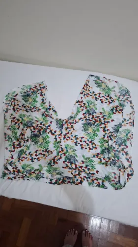 Calça Pantacourt Estampada