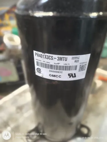 Compressor de ar condicionado 30000 BTUs R22 Novo 220v