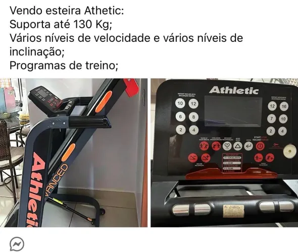 Esteira elétrica. Não entrego e nem parcelo no cartão.