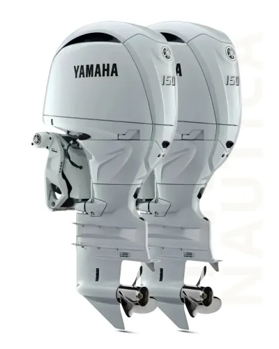 Yamaha PARELHA F150 BRANCO 4T
