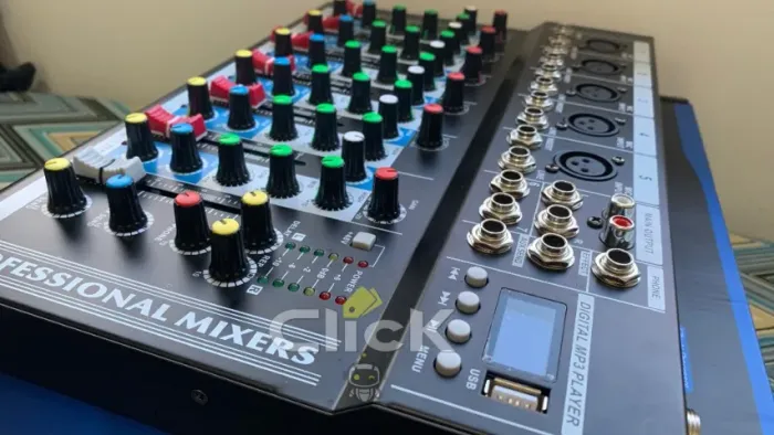 Profissional Mesas Som Vda107l Mixer Bluetooth 7 Canais