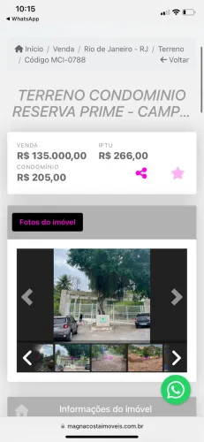 Terreno condomínio reserva prime, Campo Grande