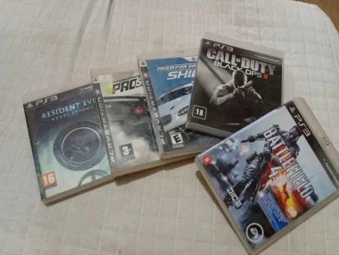 5 jogos PS3!!!! Promoção 150,00!!!!!