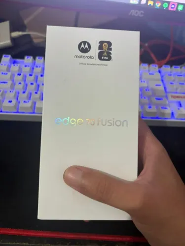 Smartphone Motorola Edge 70 Fusion 5G- 256GB 24GB RAM Camera 50MP Lacrado com nota fiscal