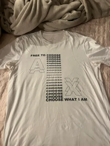 Camisa Armani exchange branca tamanho PP (P) masculina 