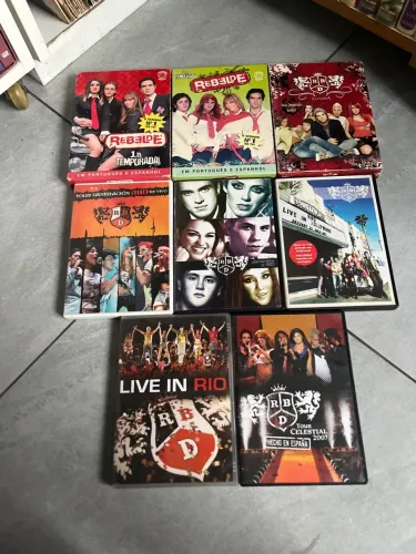 Kit DVDs RBD REBELDE ORIGINAL
