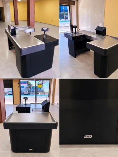 Checkout - Caixa preto com balança integrada