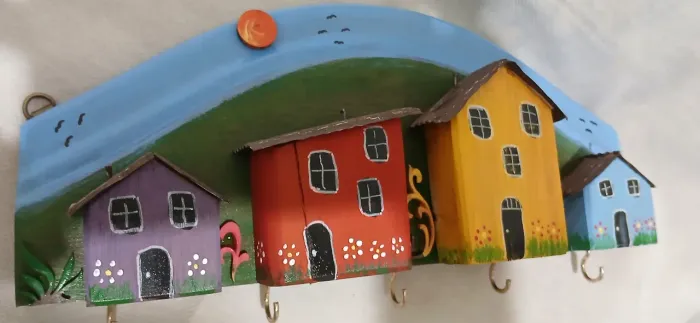 Peça artesanal decorativa e funcional