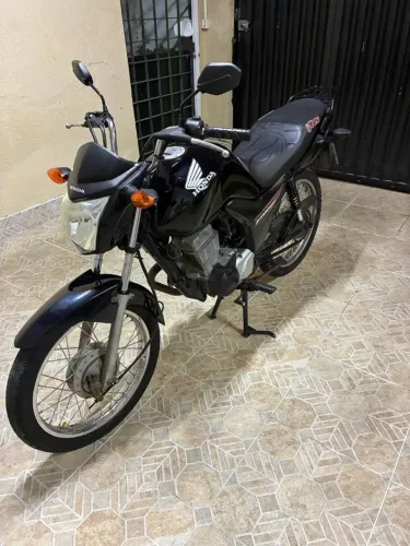 HONDA FAN 125I 2018 PRETA BAIXA KM PEDAL