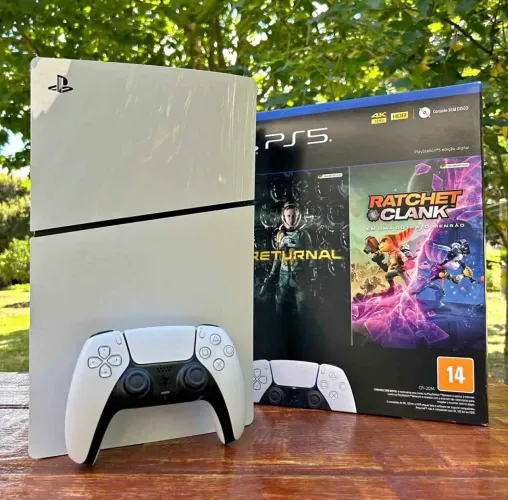 PS5 SLIM NACIONAL COM NF POR R$ 3.750 À VISTA E ACEITO CARTÃO!!!