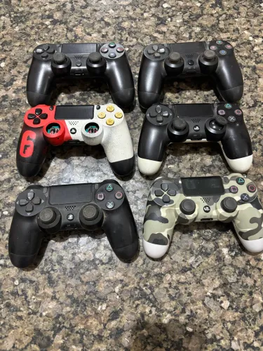 Controle ps4 ( lote 6 unidades )