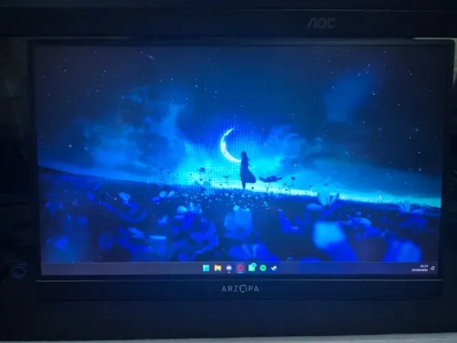 Monitor Gamer Portátil ARZOPA 16.1" 144Hz IPS 100% sRGB - Impecável