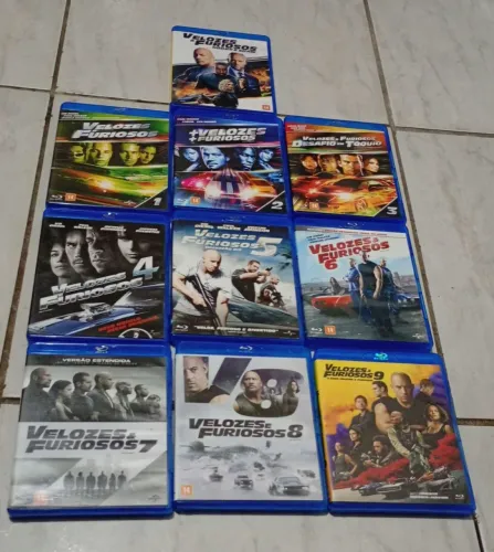 Blurays veloz e furiosos coleção