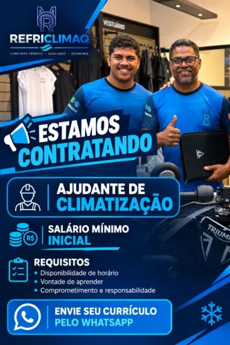 Vaga de emprego! Área da climatização