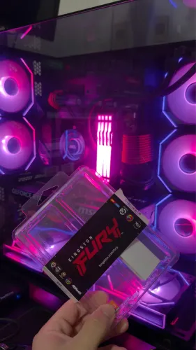 64GB DDR5 Memoria Kingston Fury Beast, RGB, 64GB DDR5 5200MHz GARANTIA VITALÍCIA