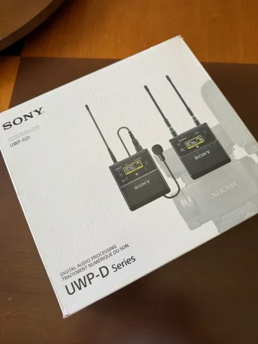 Microfone lapela Sony
