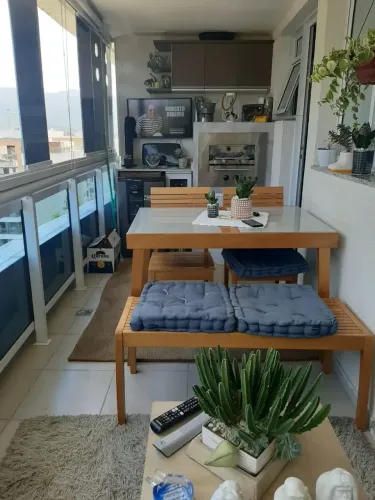 ONDA CARIOCA - RECREIO/ LINDO  APTO REFORMADO 3 SUÍTES, PLANTA DIFERENCIADA 107M2. VARANDA